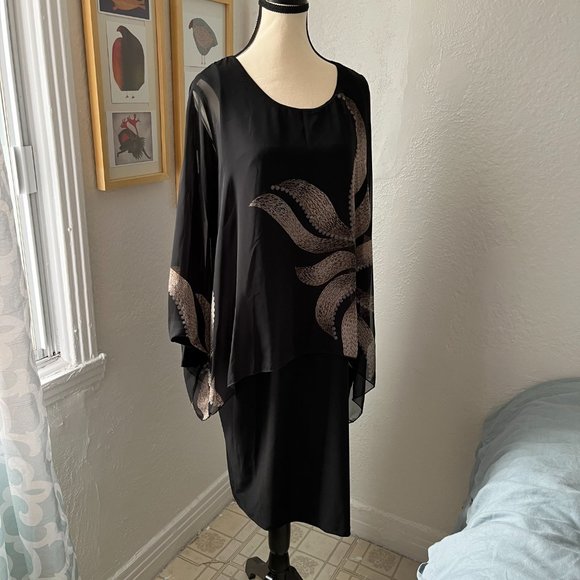 Alison Sheri Midi Length Dress Size XL - Picture 1 of 12